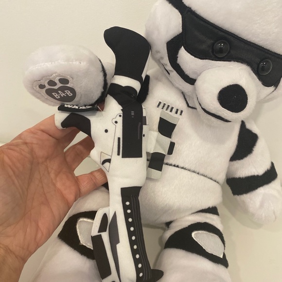BAB Star Wars Storm Trooper Bear With Blaster Gun RETIRED Plush 17” - Picture 3 of 9
